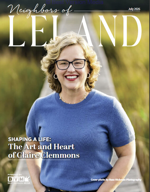 July Neighbors of Leland Magazine article
